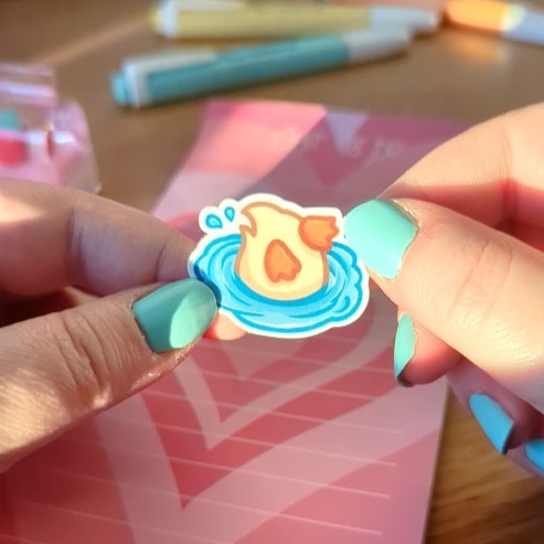 Ducky Dive - Sticker