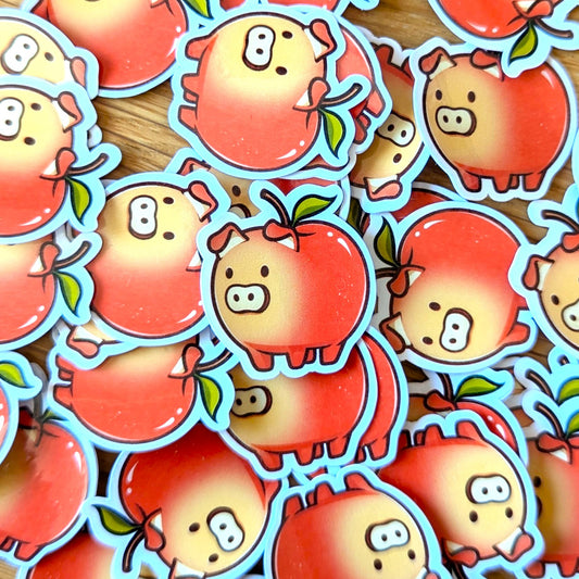 Apple Pig - Sticker