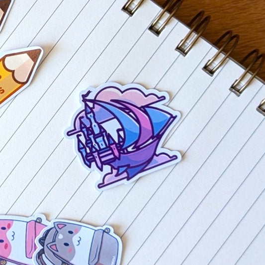 Soaring Dreams Ship - Sticker