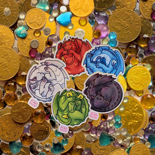 Sleepy Dragons - Sticker Bundle