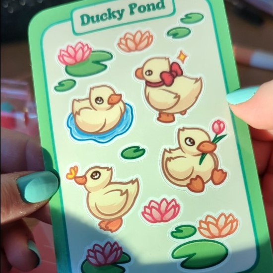 Ducky Pond - Sticker Sheet
