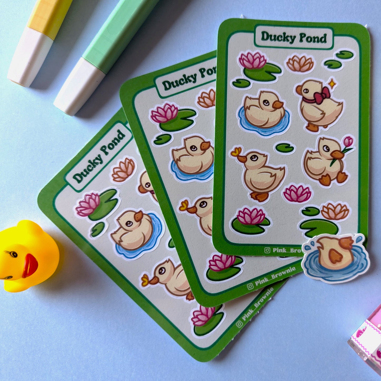 Ducky Pond - Sticker Sheet