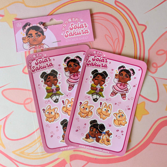 Solar Sakura - Sticker Sheet